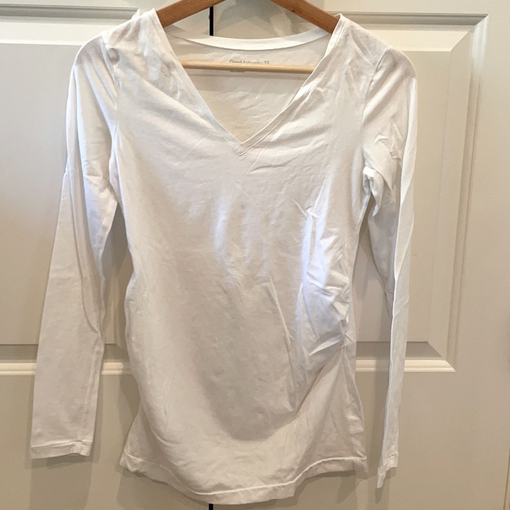 Long sleeve Gap maternity cotton long sleeve shirt